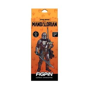 Star Wars The Mandalorian FiGPiN Mystery Enamel Pin Blind Box – 4 Possible Pins
